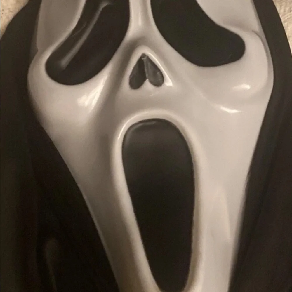 Spooky Ghost Face Party Hat - Black and White‎